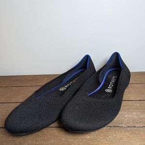 Rothy's Women's Size 11.5 The Flat In Black Ballet Flat